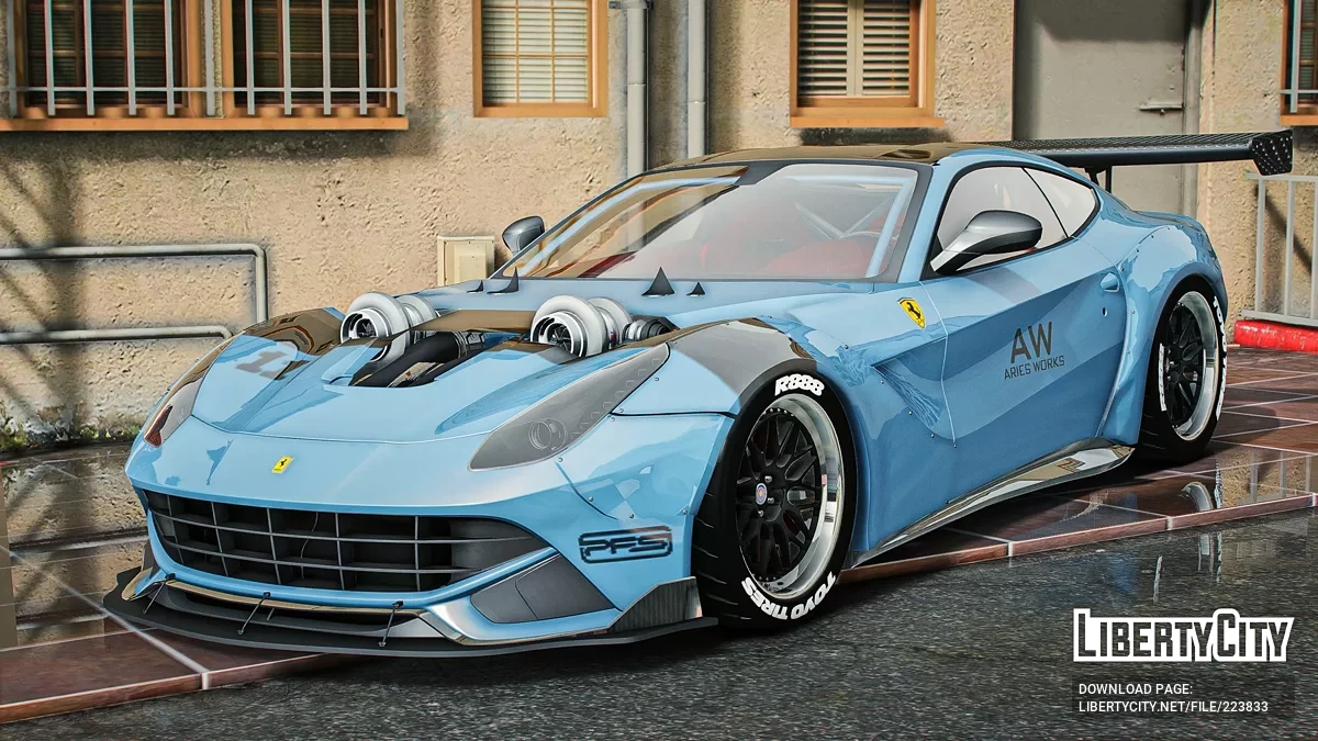 Custom Twin Turbo Ferrari F12 / GTA 5
