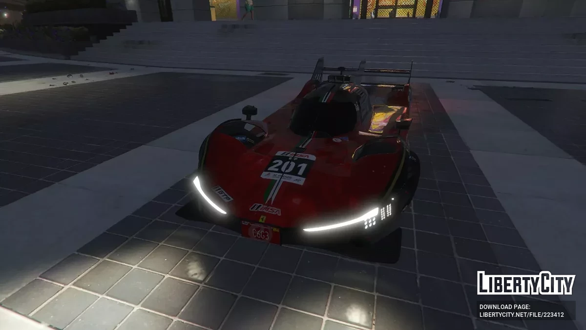 Ferrari 499P Le Mans Hypercar [Дополнение | Ливрея] 1.0 / GTA 5