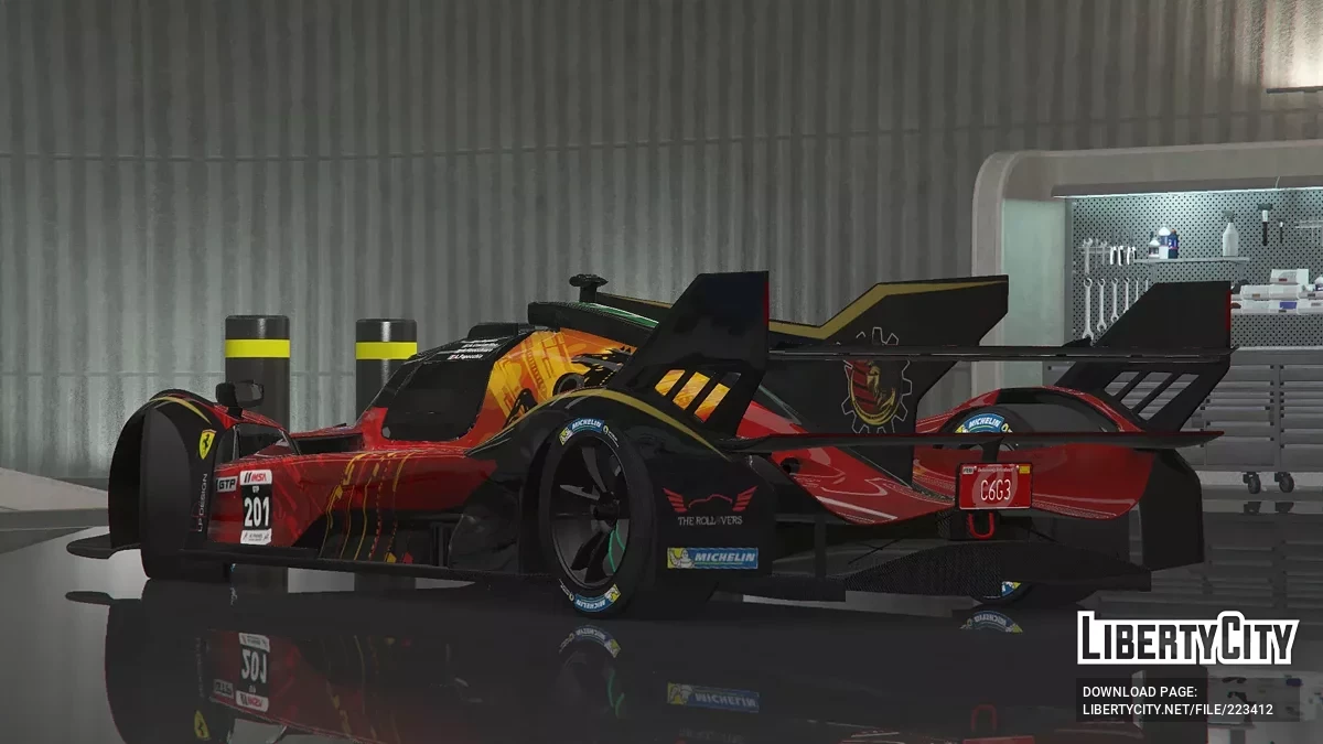 Ferrari 499P Le Mans Hypercar [Дополнение | Ливрея] 1.0 / GTA 5