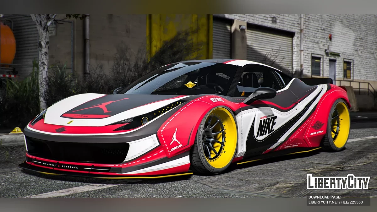 Ferrari 458 Air Jordan 1 / GTA 5