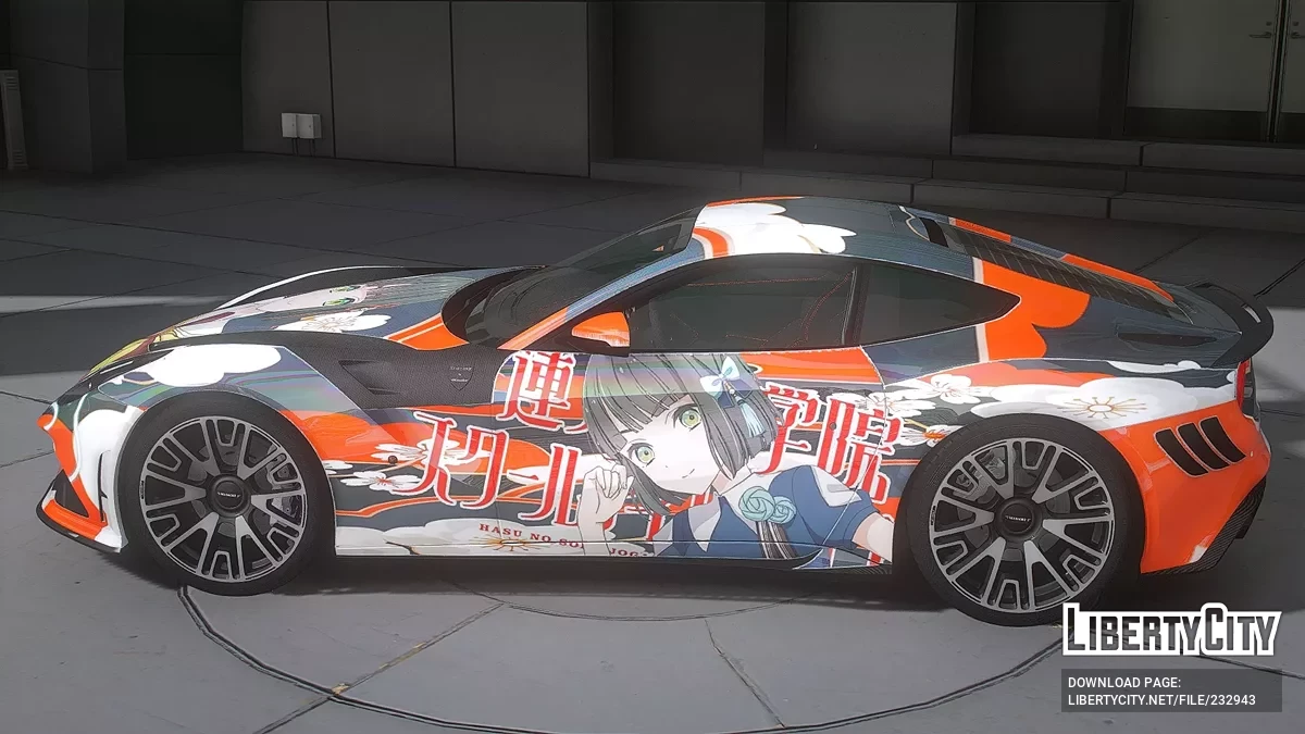 2013 Ferrari F12 Stallone Mansory Ginko Momose Link Like Love Live / GTA 5