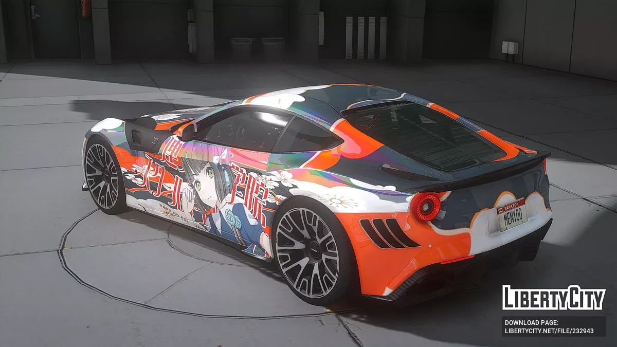 2013 Ferrari F12 Stallone Mansory Ginko Momose Link Like Love Live / GTA 5
