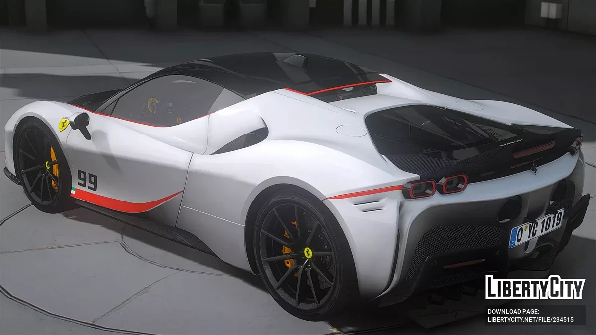Ferrari SF90 Custom 99 Decal / GTA 5