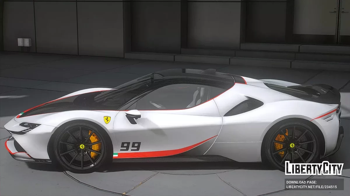 Ferrari SF90 Custom 99 Decal / GTA 5