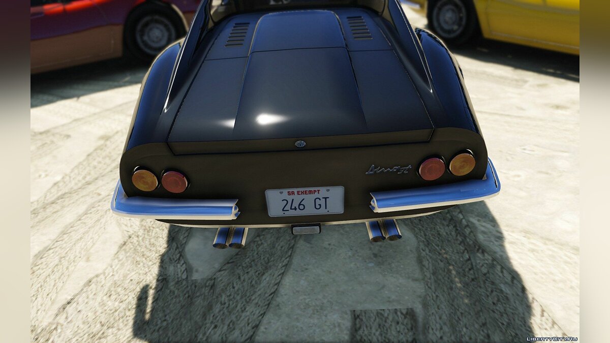 1969 Ferrari Dino 246 GT [Add-On / Replace] 1.0 для GTA 5 - Картинка #6
