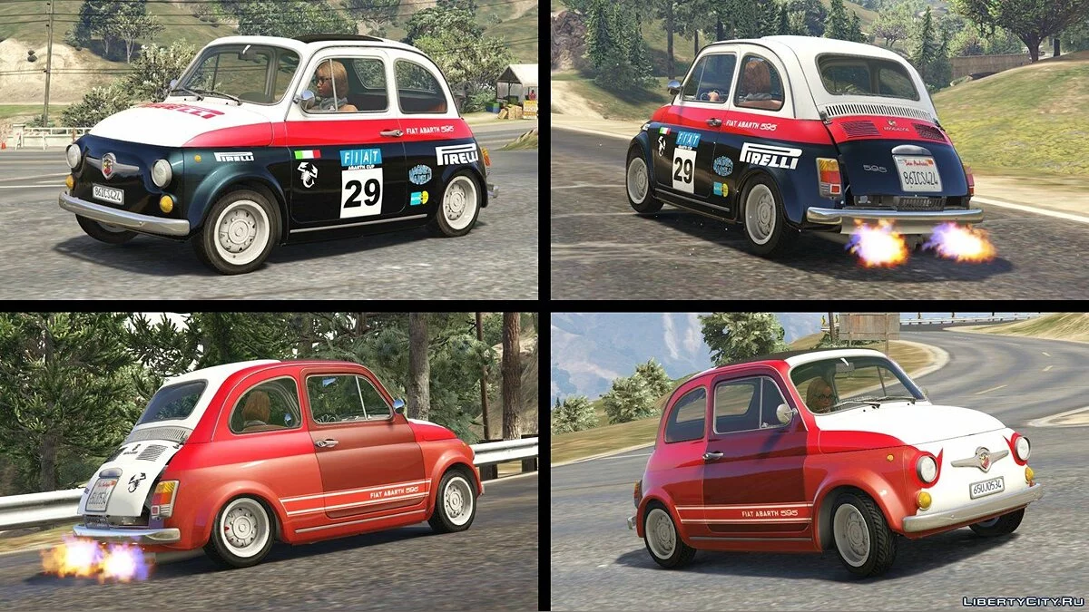 Fiat Abarth 595ss (2in1) [Add-On / Replace | Tuning | Livery] 1.1 / GTA 5