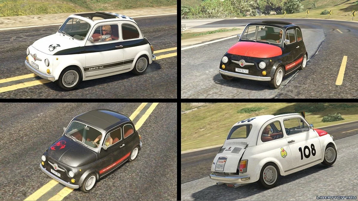 Fiat Abarth 595ss (2in1) [Add-On / Replace | Tuning | Livery] 1.1 / GTA 5