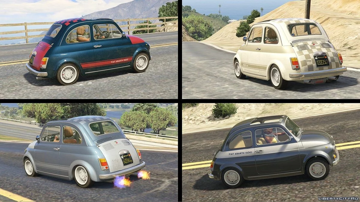 Fiat Abarth 595ss (2in1) [Add-On / Replace | Tuning | Livery] 1.1 / GTA 5
