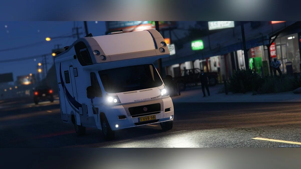 Fiat Campervan + Bike Trailer 0.1 [BETA] / GTA 5