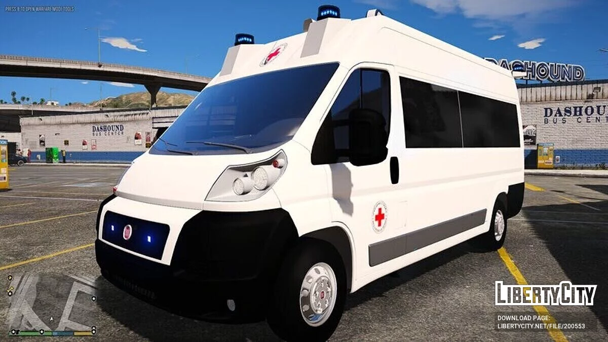 Fiat Ducato - Красный Крест / GTA 5
