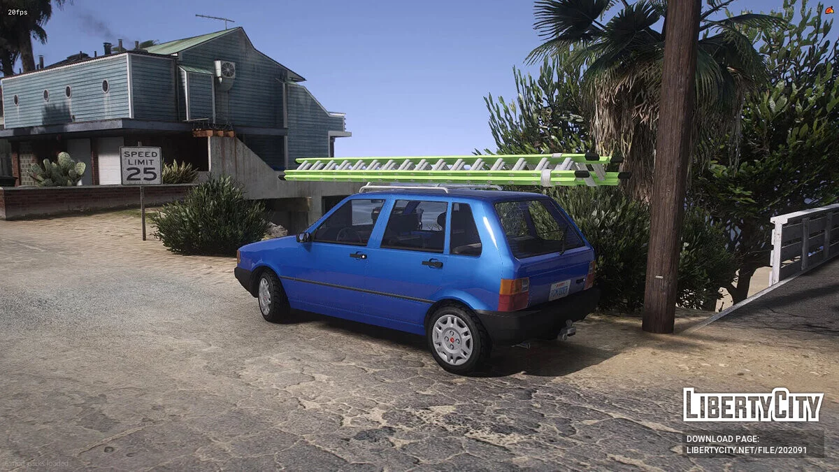 Fiat Uno Service v1 / GTA 5
