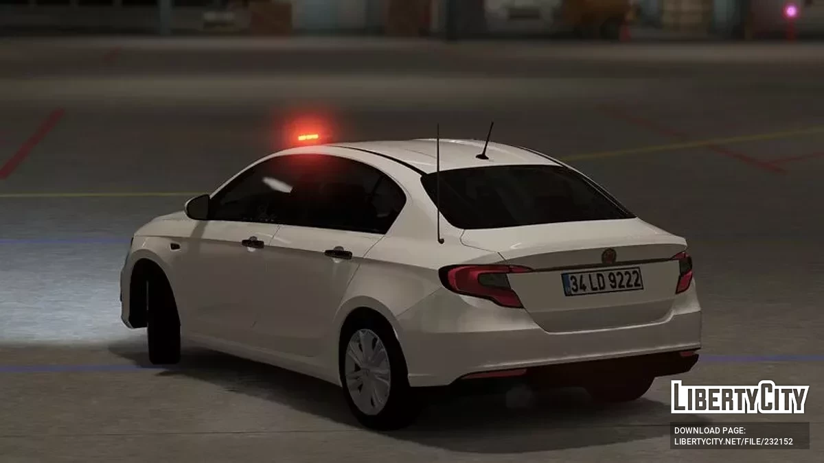 Fiat Egea Unmarked Turkish Police [Replace] [ELS] v2.3 / GTA 5