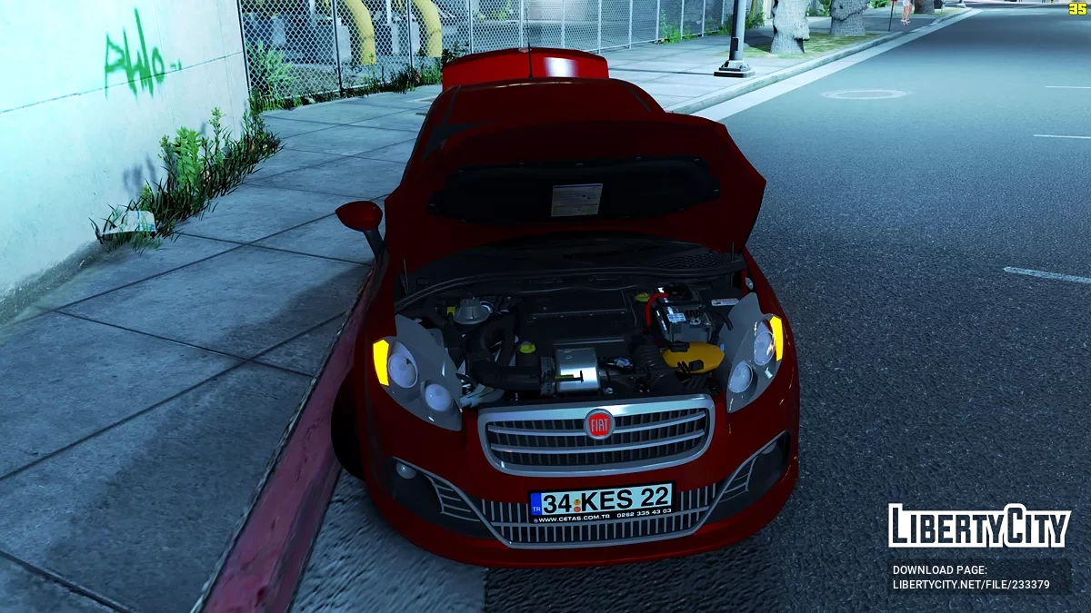 2013 Fiat Linea Orjinal / GTA 5