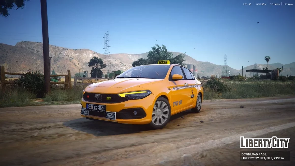 2021 Fiat Egea Taksi / GTA 5
