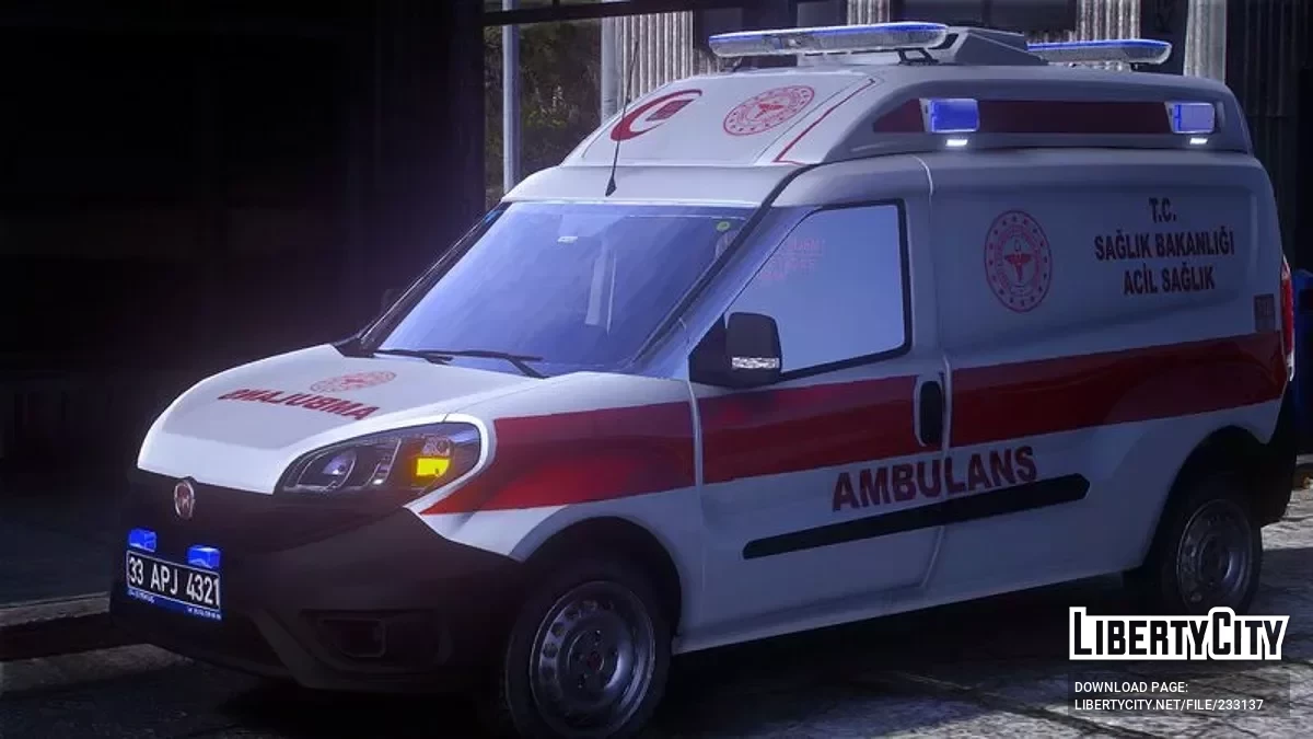 Fiat Doblo Ambulans / GTA 5
