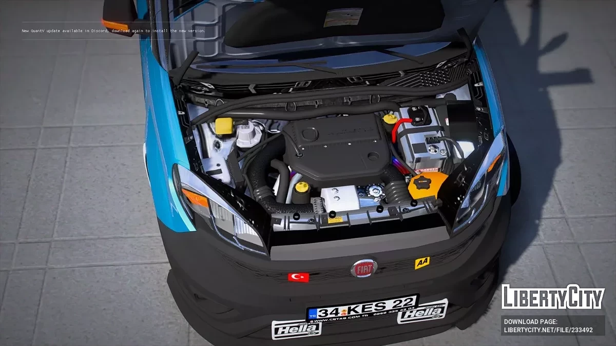 Fiat Doblo Maxi XL Erikli Aracı / GTA 5