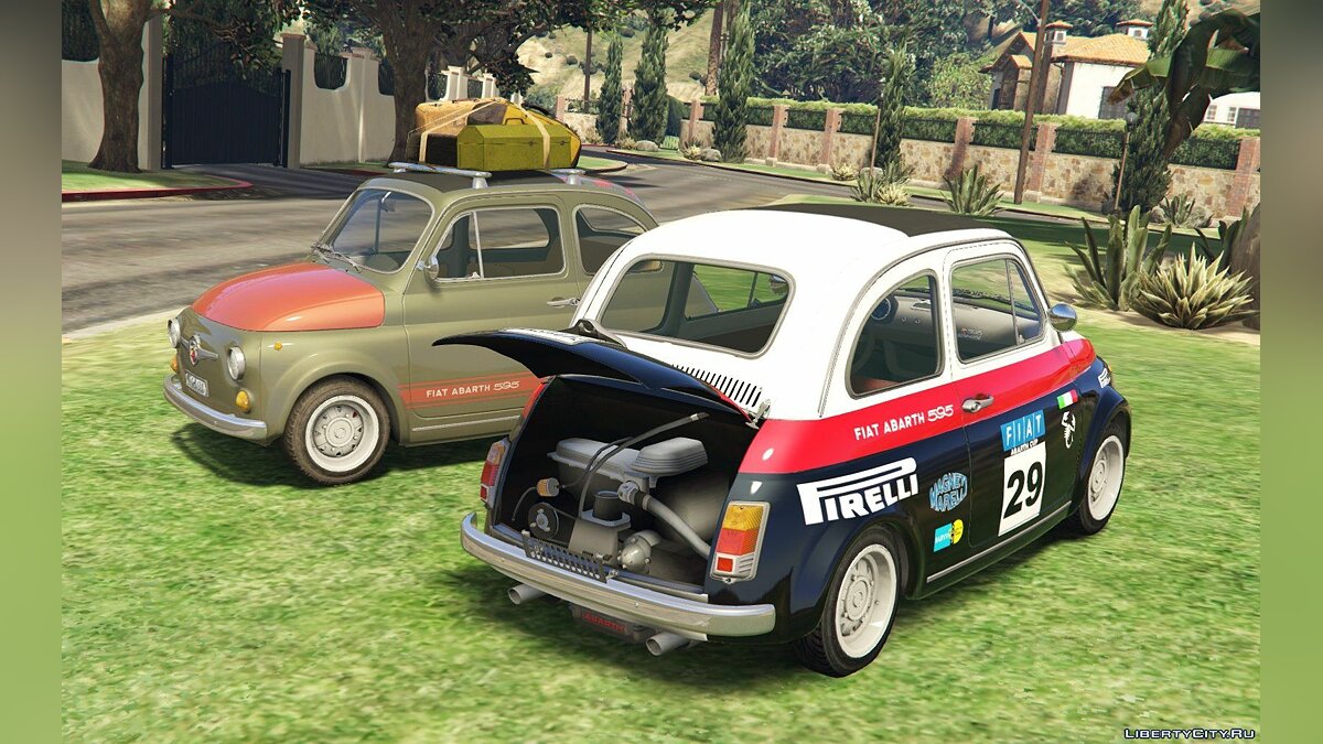 Fiat Abarth 595ss (2in1) [Add-On / Replace | Tuning | Livery] 1.1 для GTA 5 - Картинка #3