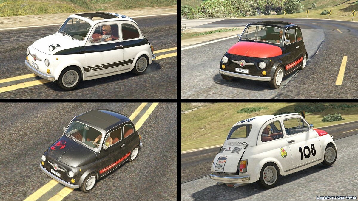 Fiat Abarth 595ss (2in1) [Add-On / Replace | Tuning | Livery] 1.1 для GTA 5 - Картинка #6