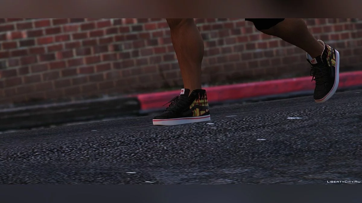 THRASHER X VANS SK8 HI - Скейтерские кеды / GTA 5