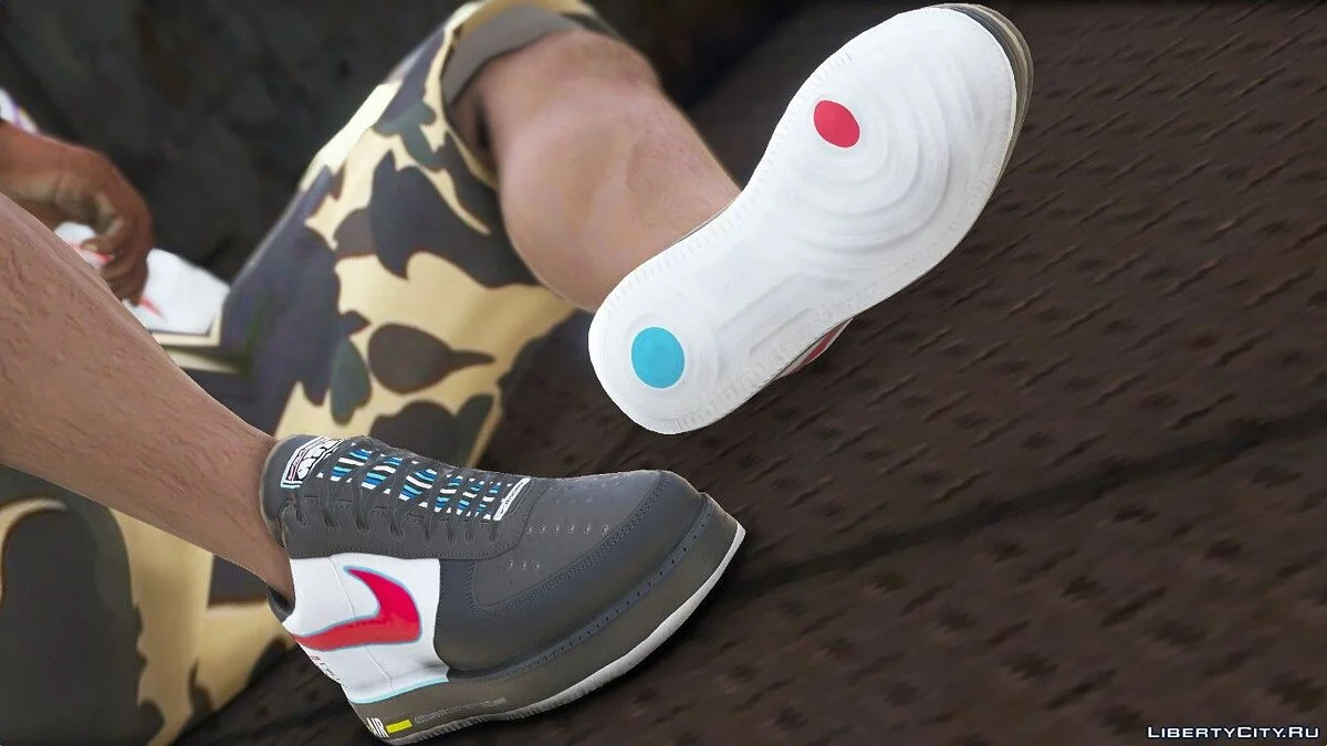 Кроссовки Nike AF1 Racing / GTA 5