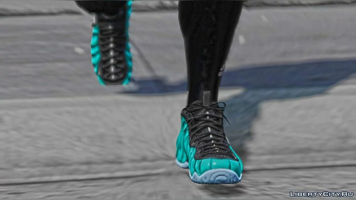 Nike Air Foamposite Pro (цвет Island Green) v1.0 / GTA 5