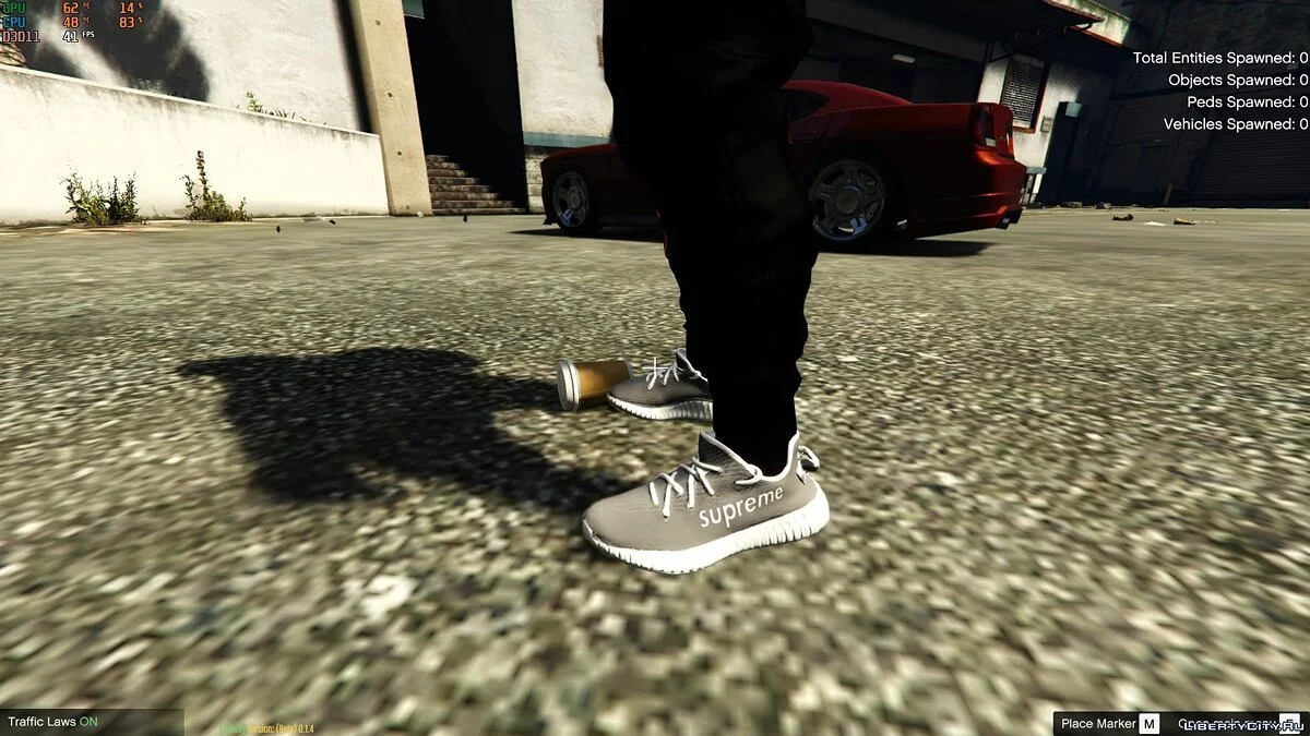 Сборник новых кроссовок Yeezy x Supreme / GTA 5