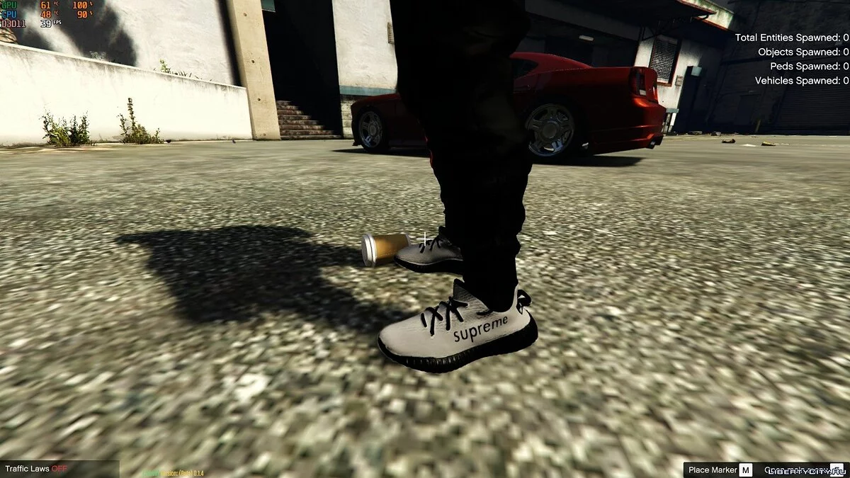 Сборник новых кроссовок Yeezy x Supreme / GTA 5