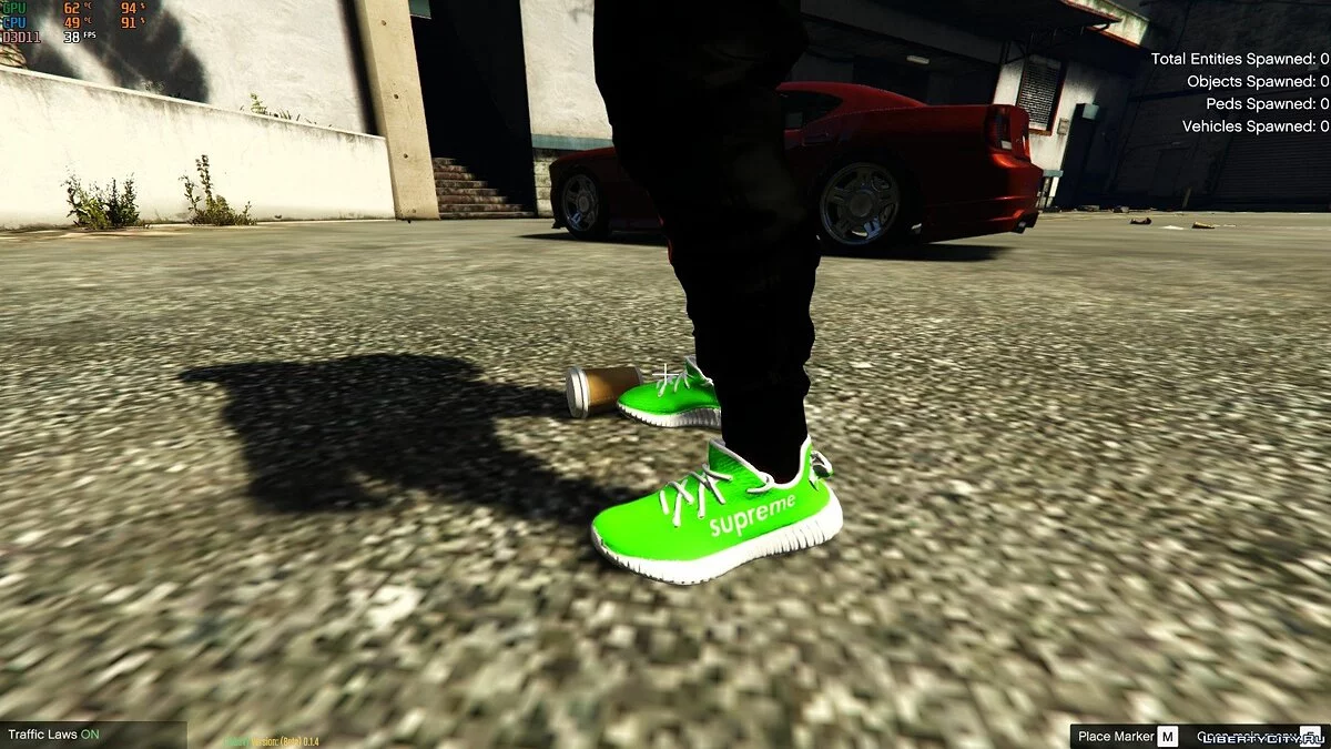 Сборник новых кроссовок Yeezy x Supreme / GTA 5