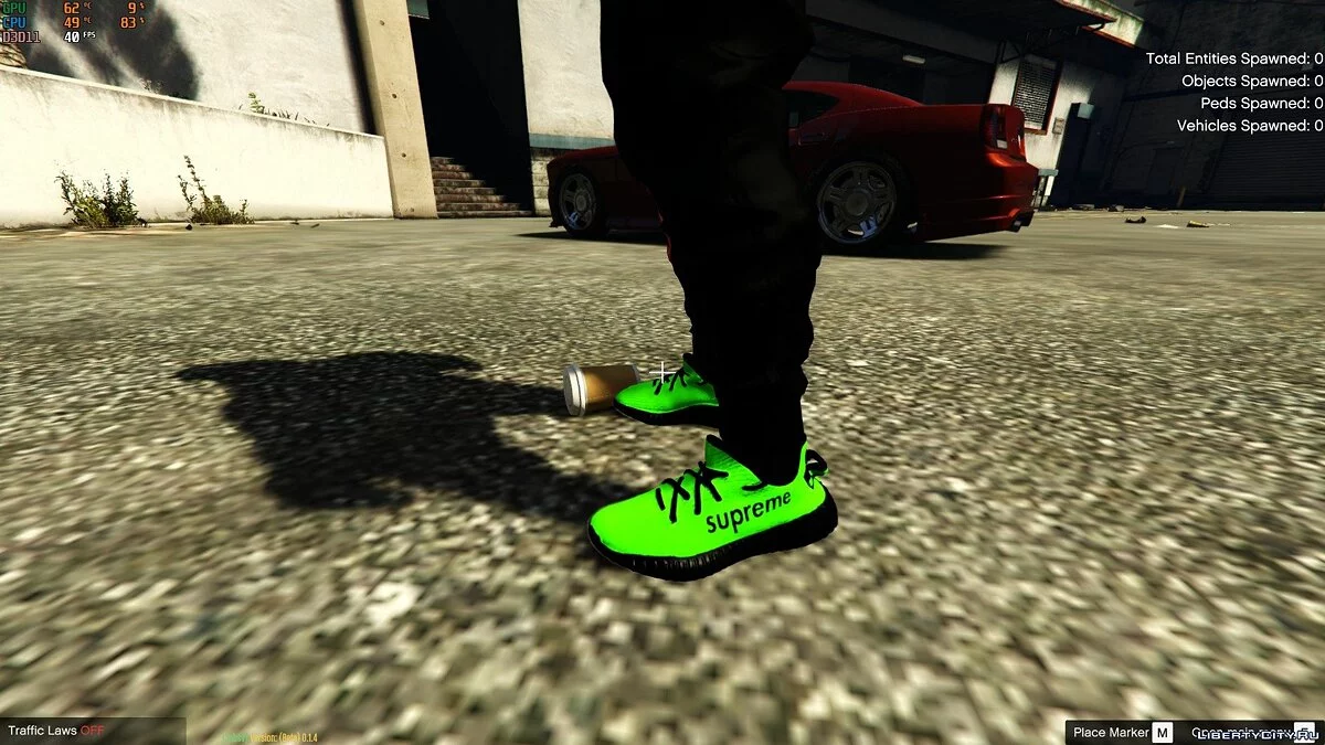 Сборник новых кроссовок Yeezy x Supreme / GTA 5