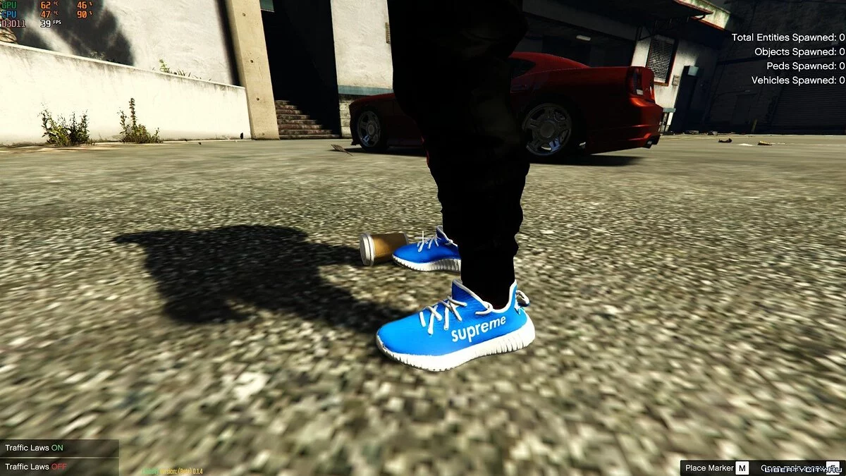 Сборник новых кроссовок Yeezy x Supreme / GTA 5