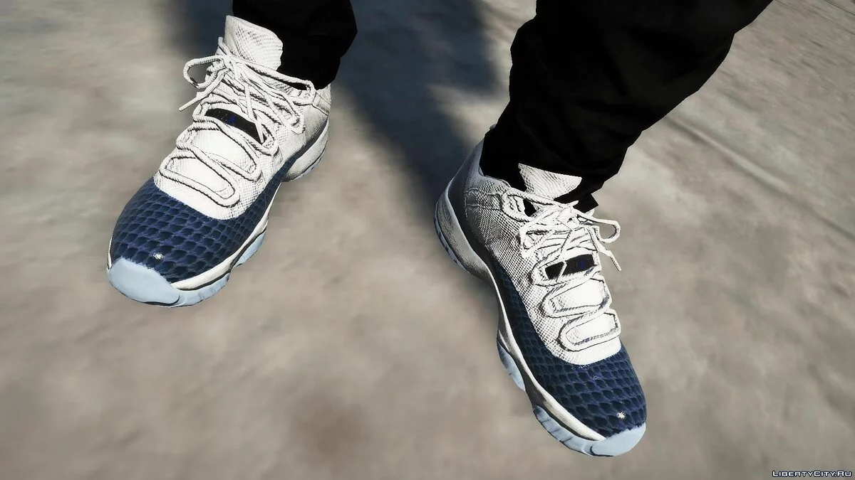 Jordan 11 Low Snakeskin Navy / GTA 5