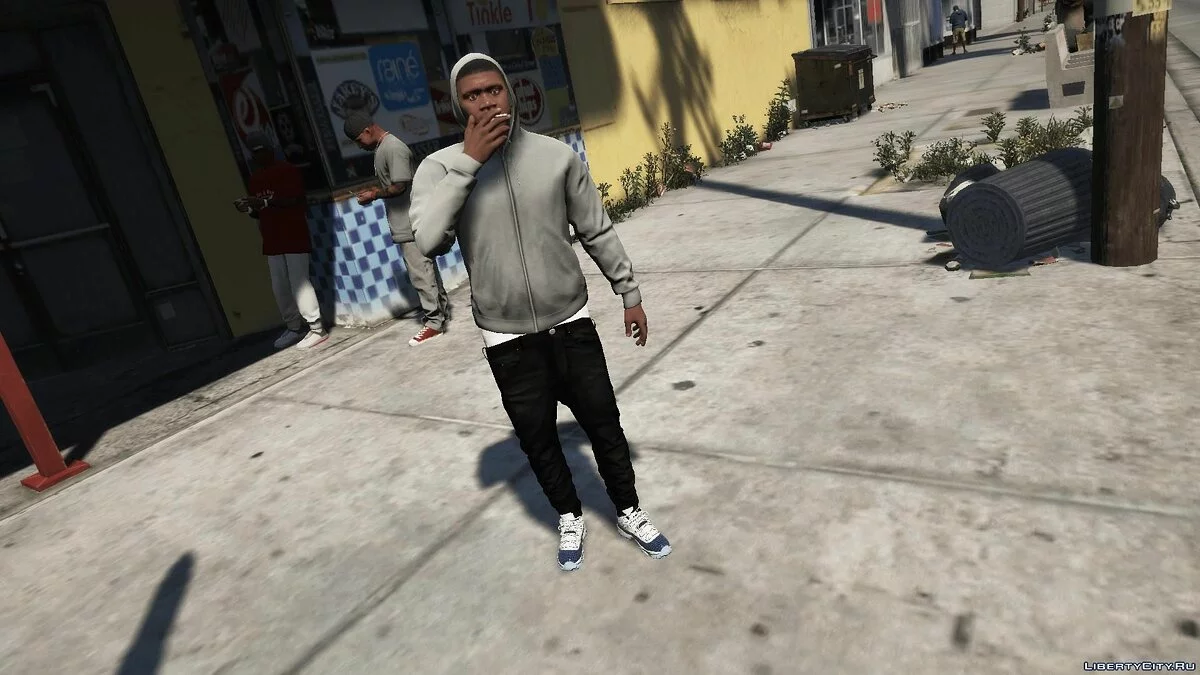 Jordan 11 Low Snakeskin Navy / GTA 5