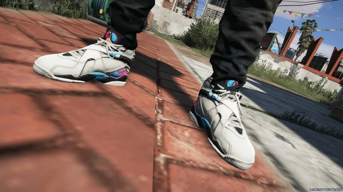 Кроссовки South Beach Jordan 8's / GTA 5