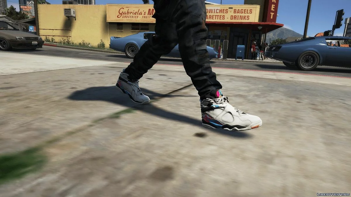 Кроссовки South Beach Jordan 8's / GTA 5