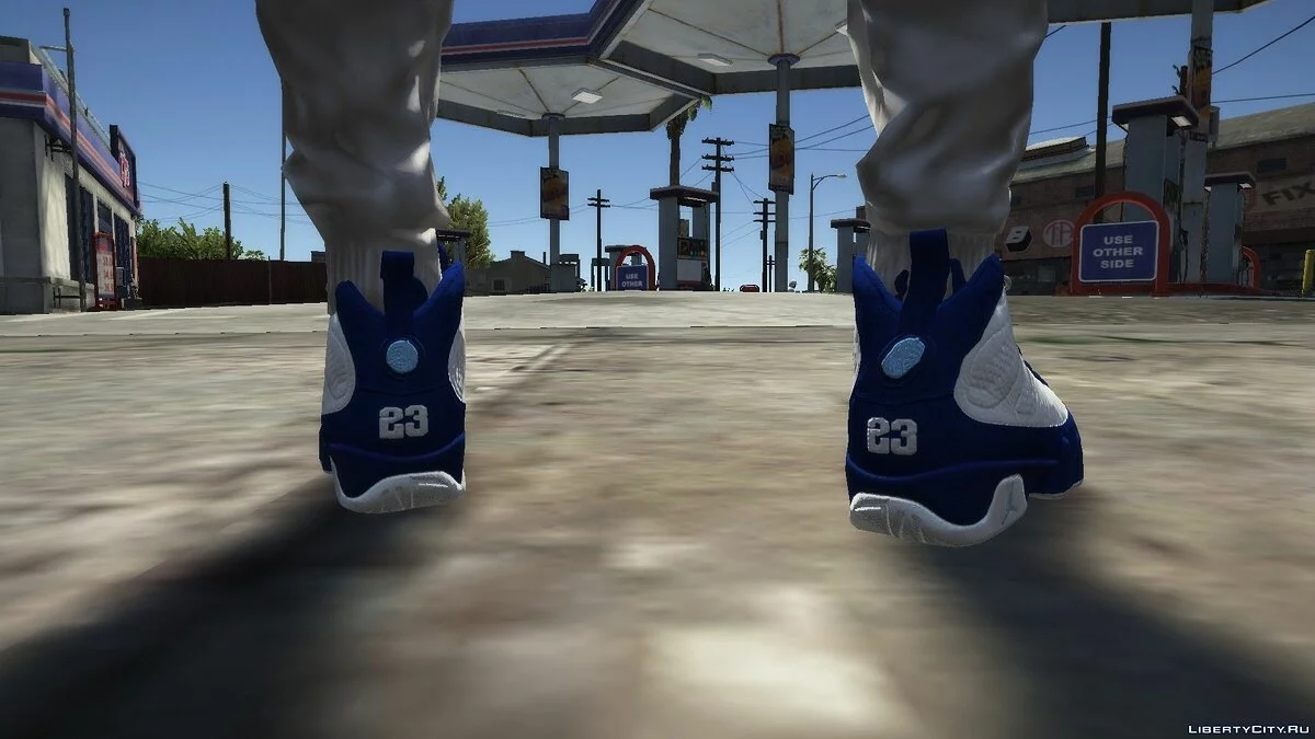 Pearl Blue Jordan 9's / GTA 5