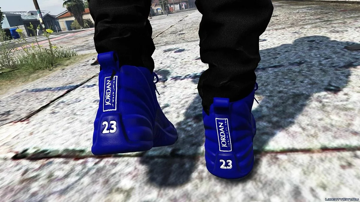 Deep Royal Blue Jordan 12's / GTA 5