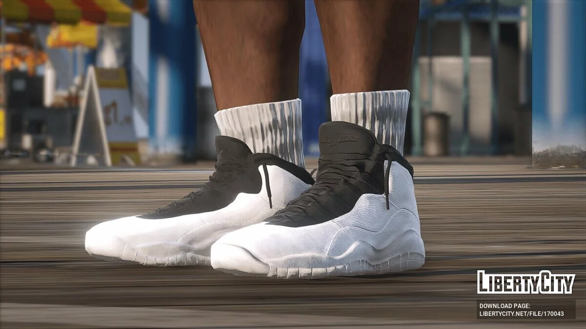 Air Jordan 10 Low w/ Socks для MP Male / GTA 5