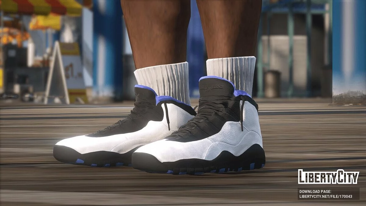 Air Jordan 10 Low w/ Socks для MP Male / GTA 5