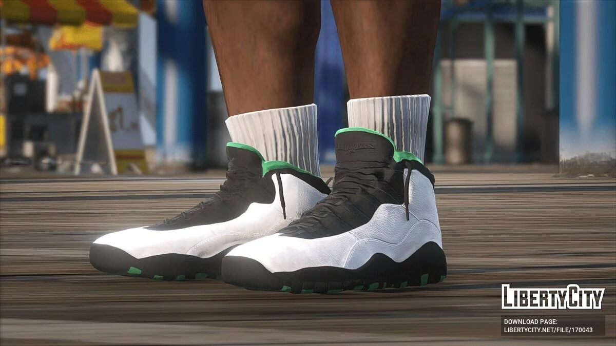 Air Jordan 10 Low w/ Socks для MP Male / GTA 5