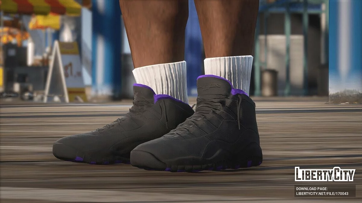 Air Jordan 10 Low w/ Socks для MP Male / GTA 5