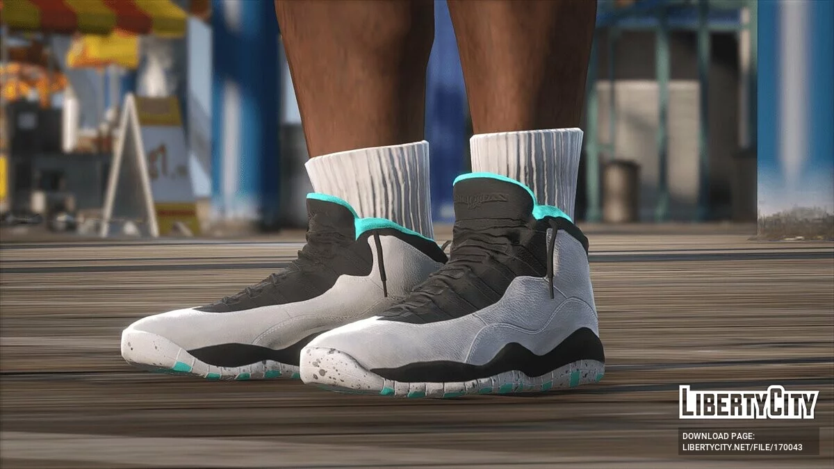 Air Jordan 10 Low w/ Socks для MP Male / GTA 5