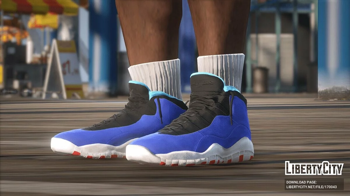 Air Jordan 10 Low w/ Socks для MP Male / GTA 5