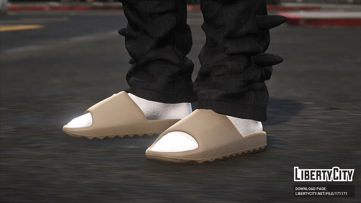 Yeezy Slides для MP Male 1.0 / GTA 5