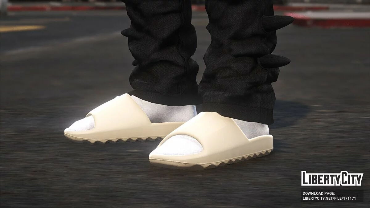 Yeezy Slides для MP Male 1.0 / GTA 5