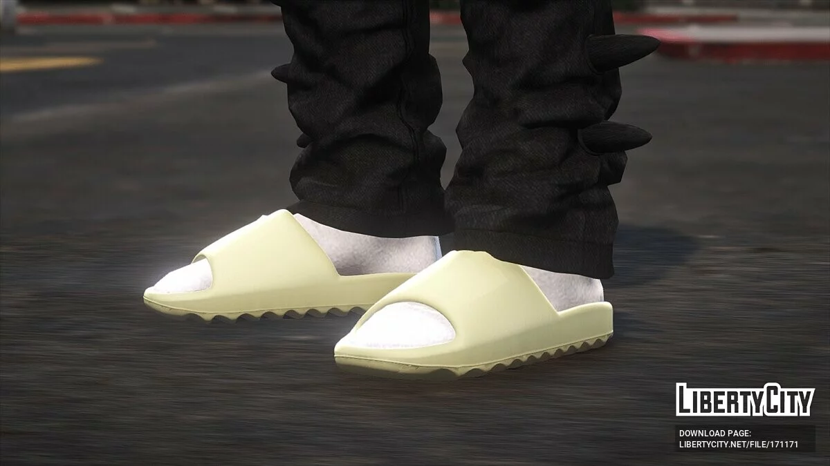 Yeezy Slides для MP Male 1.0 / GTA 5