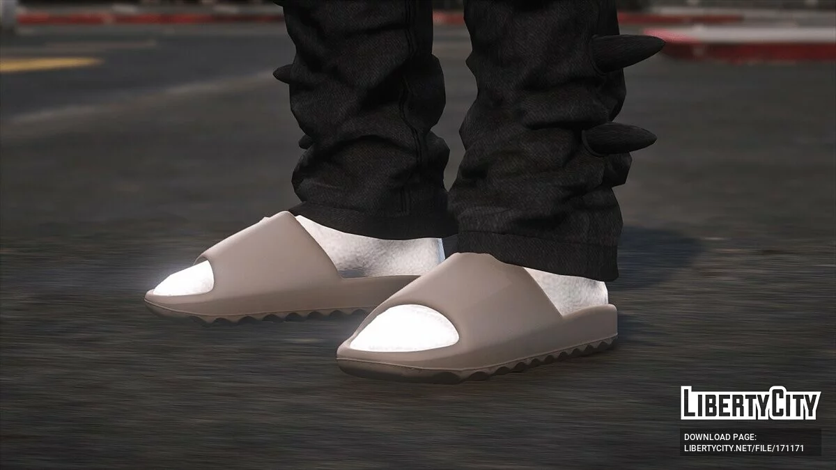 Yeezy Slides для MP Male 1.0 / GTA 5