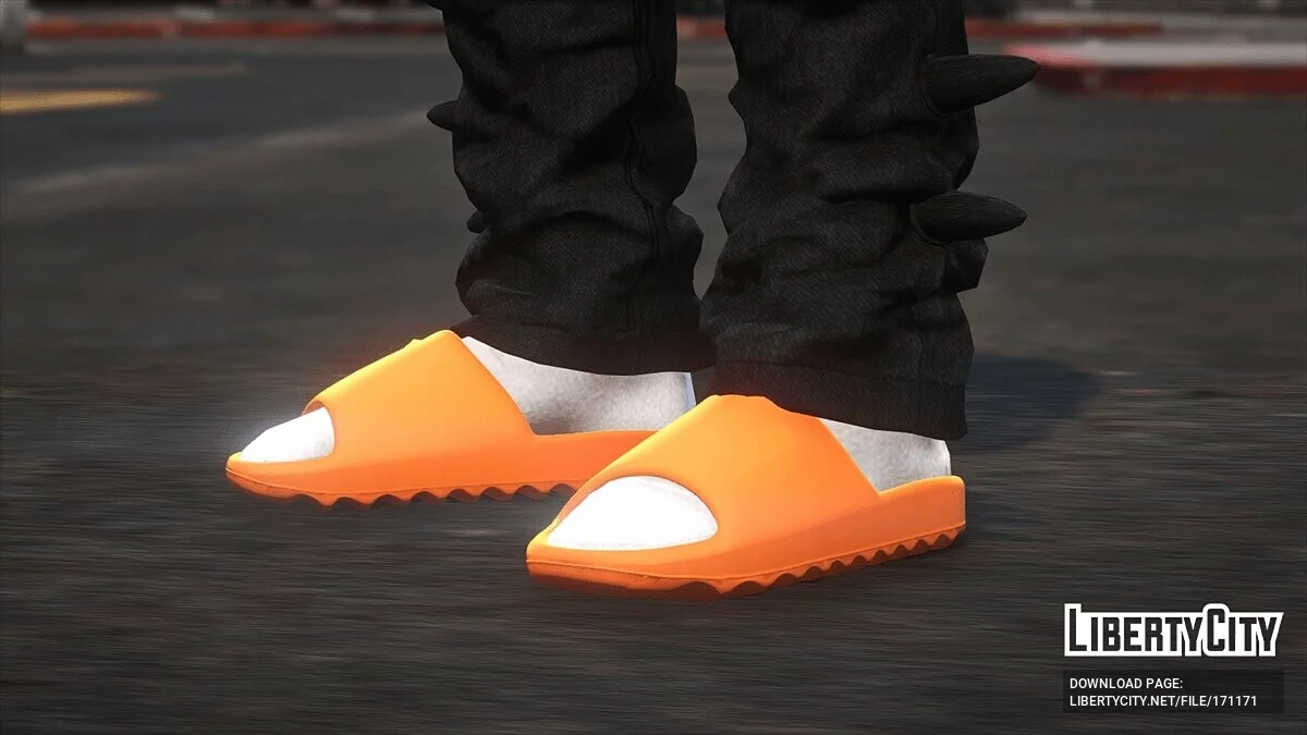Yeezy Slides для MP Male 1.0 / GTA 5