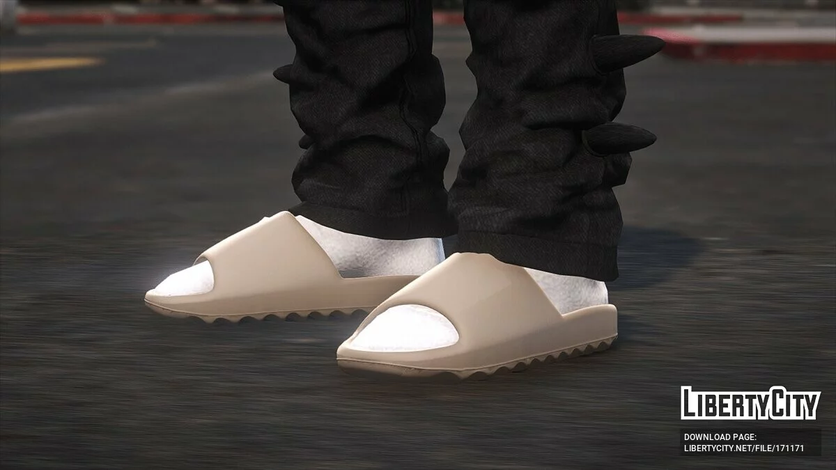 Yeezy Slides для MP Male 1.0 / GTA 5