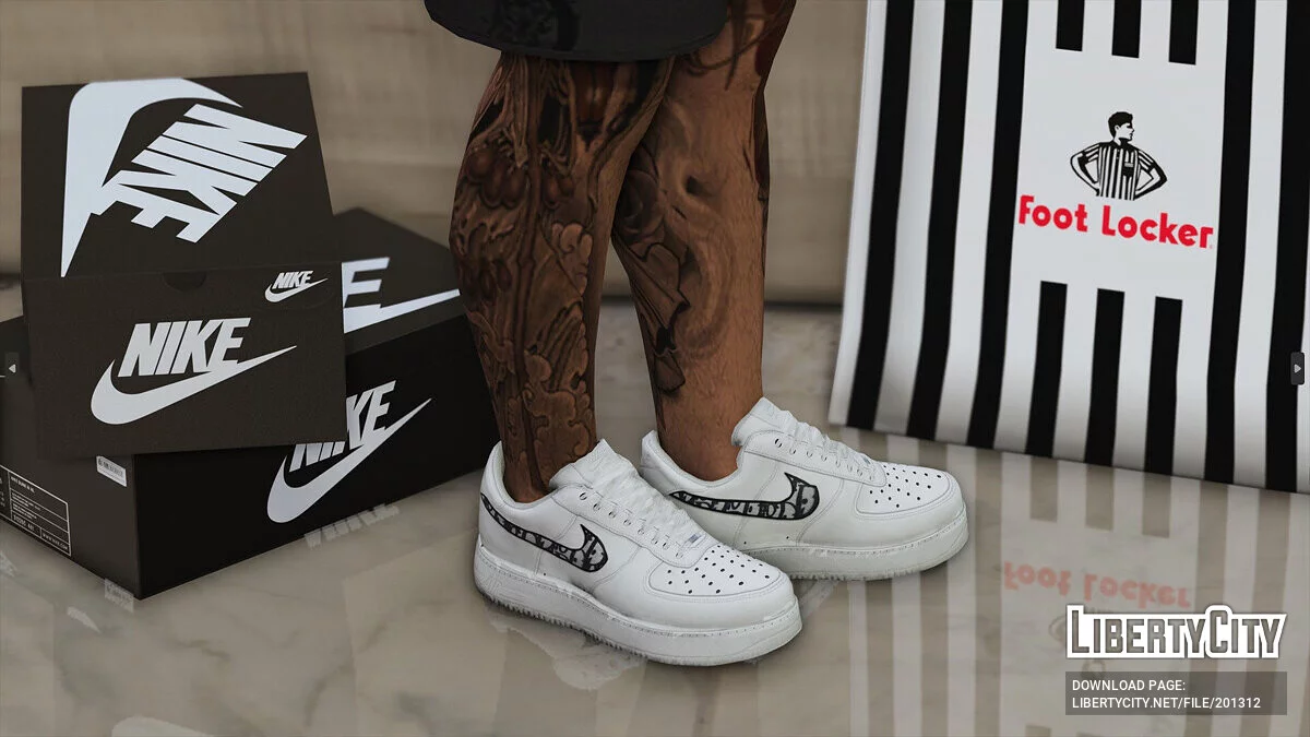 Air Force 1 Low Custom Design «Dior» для MP Male / GTA 5