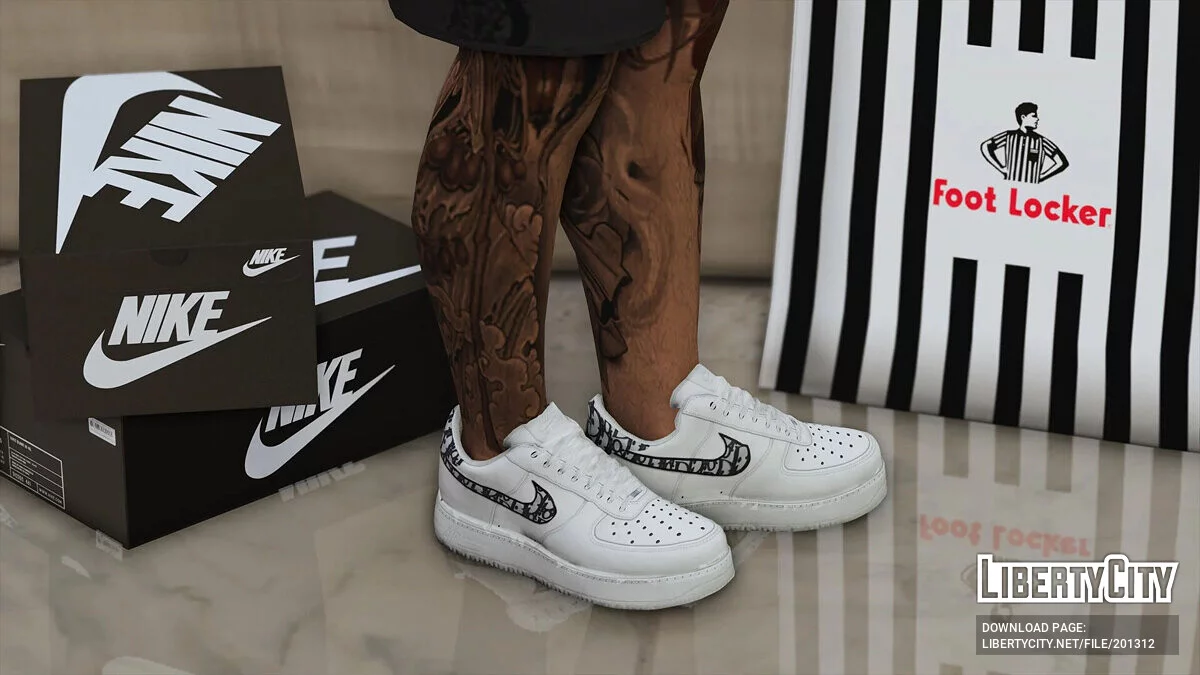 Air Force 1 Low Custom Design «Dior» для MP Male / GTA 5